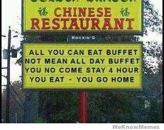 Chinese Restaurant Sign